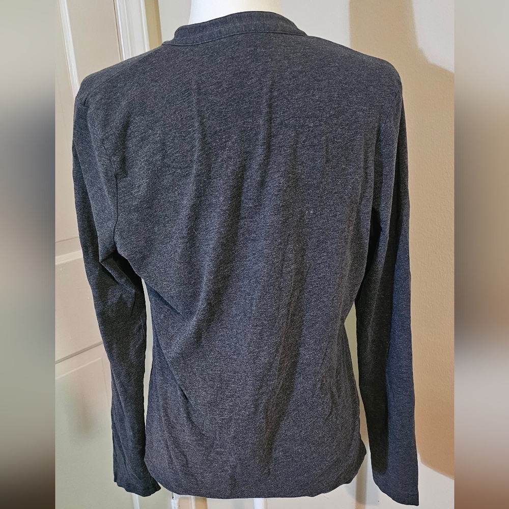Vineyard Vines Charcoal Long Sleeve Top - Picture 2 of 3